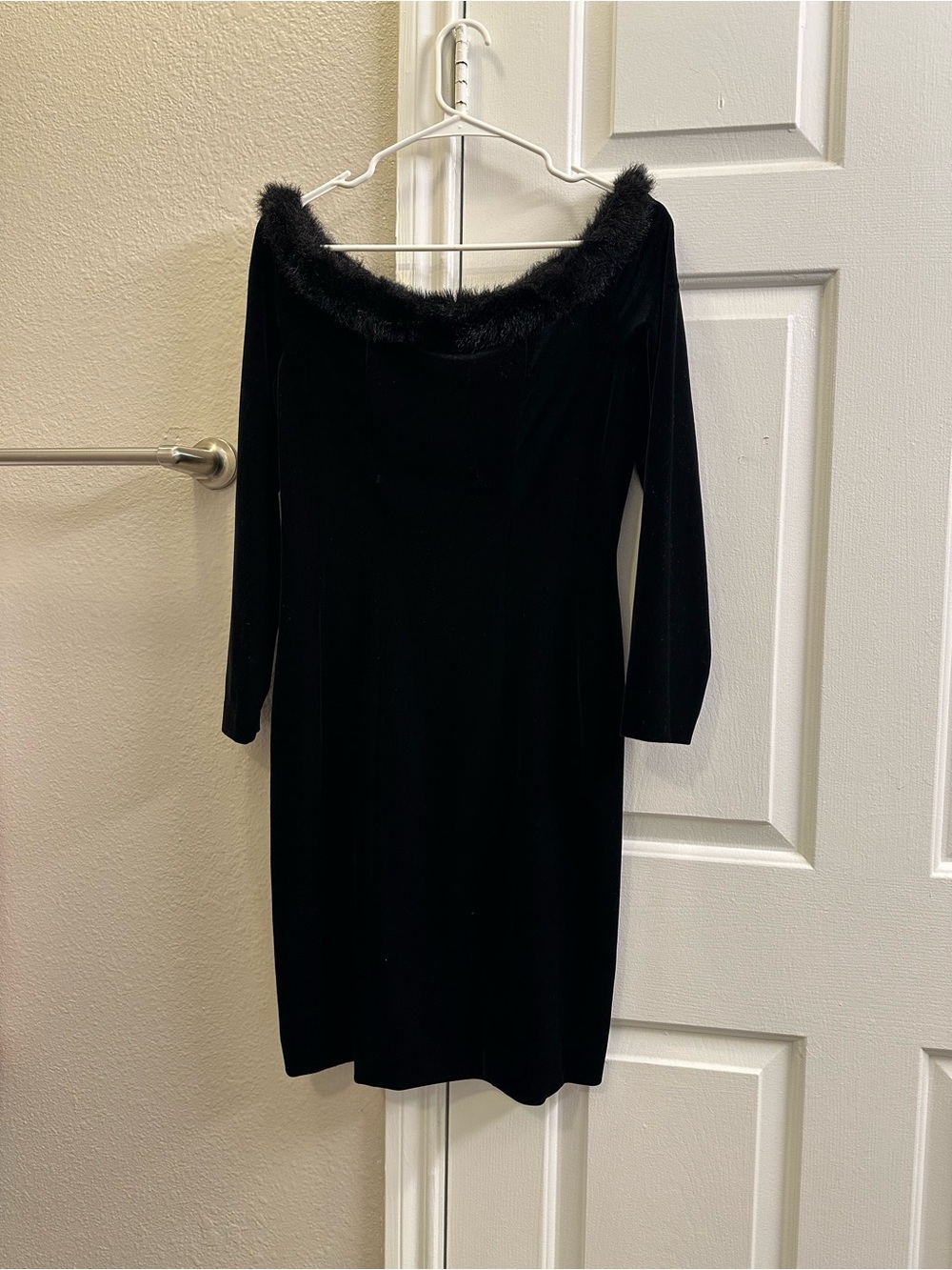 Elegant Black Off-Shoulder Dress